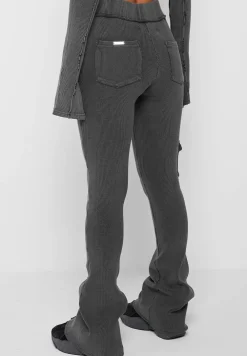 Ribbed Flared Leggings