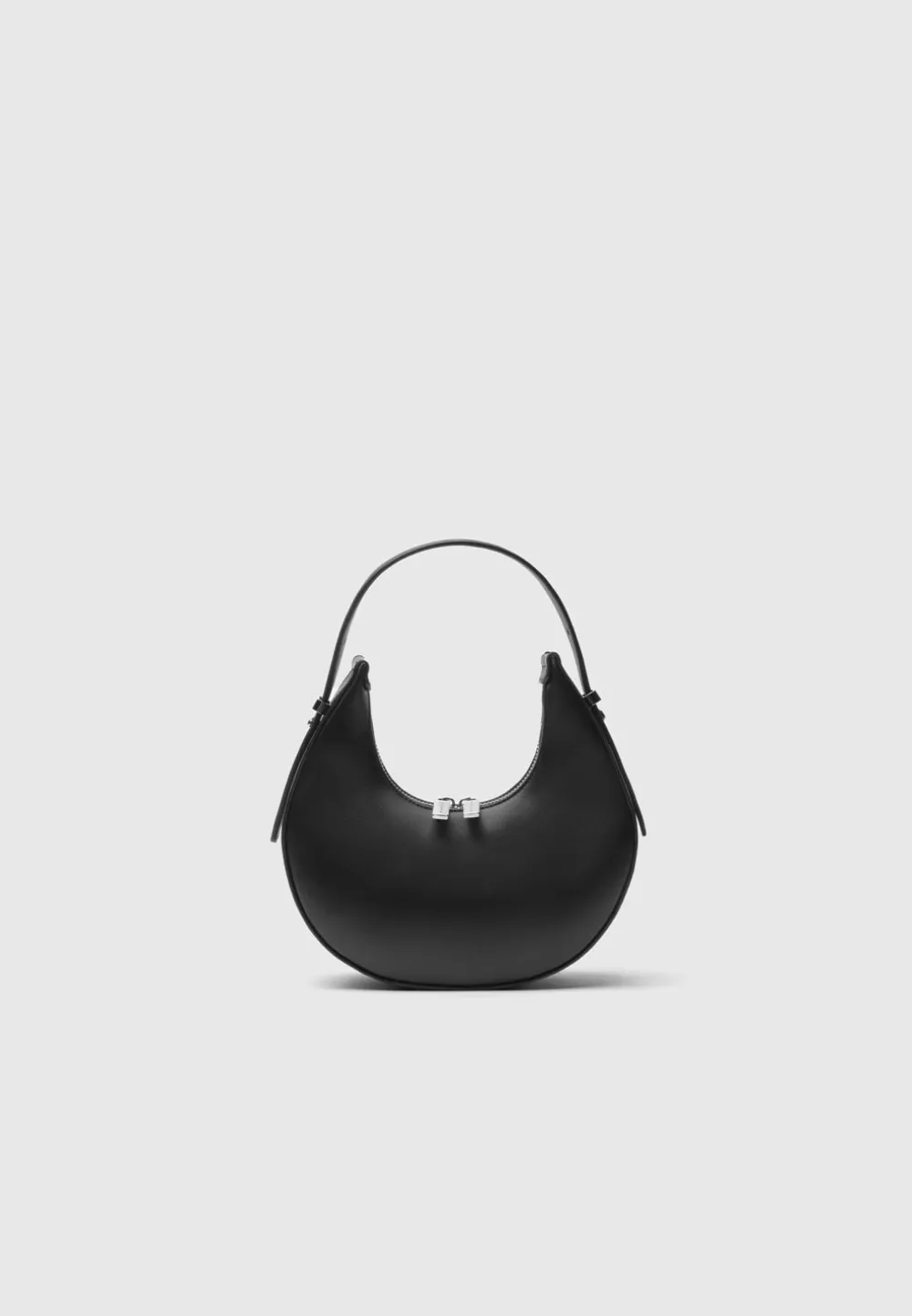 Round Vegan Leather Bag