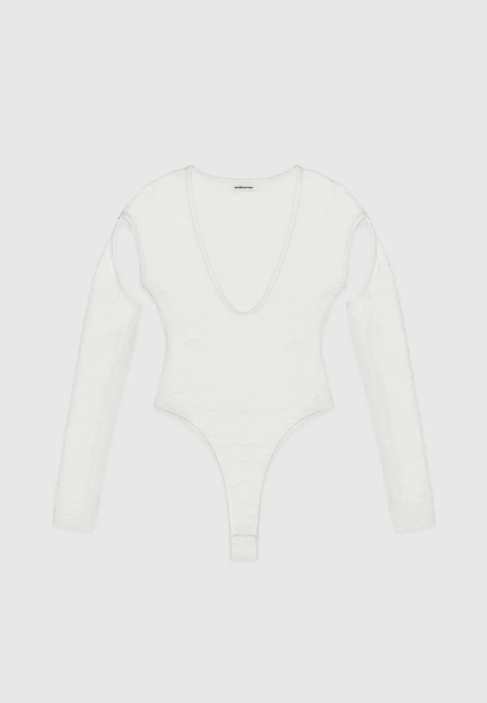 Shirred Cut Out Bodysuit