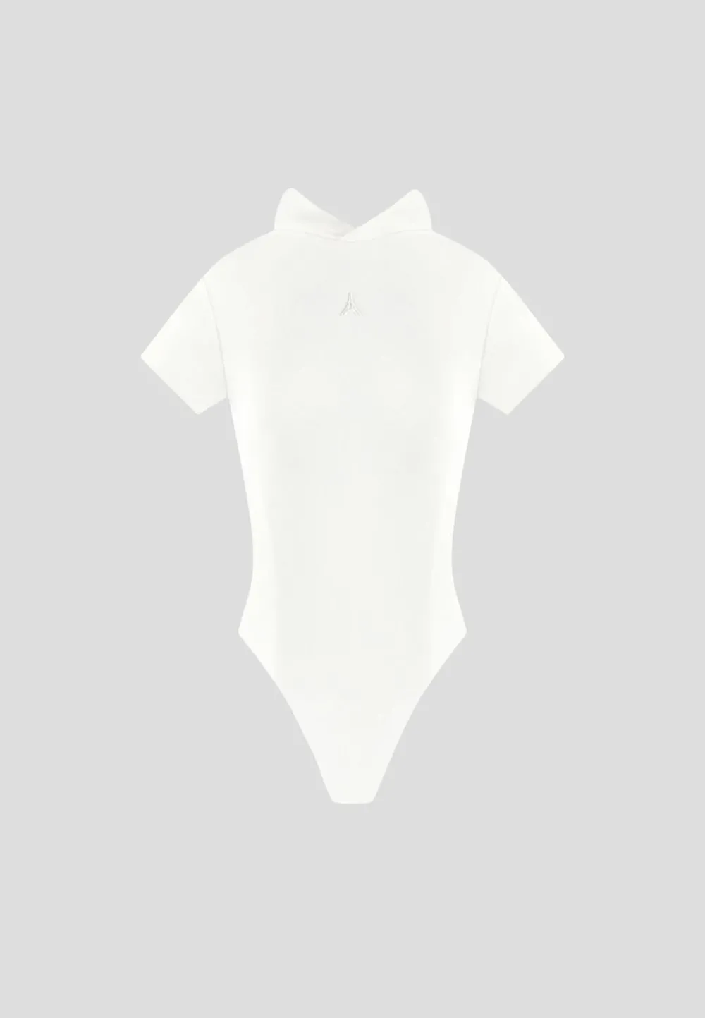 Short Sleeve Bodysuit With Hood