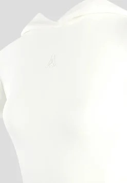 Short Sleeve Bodysuit With Hood