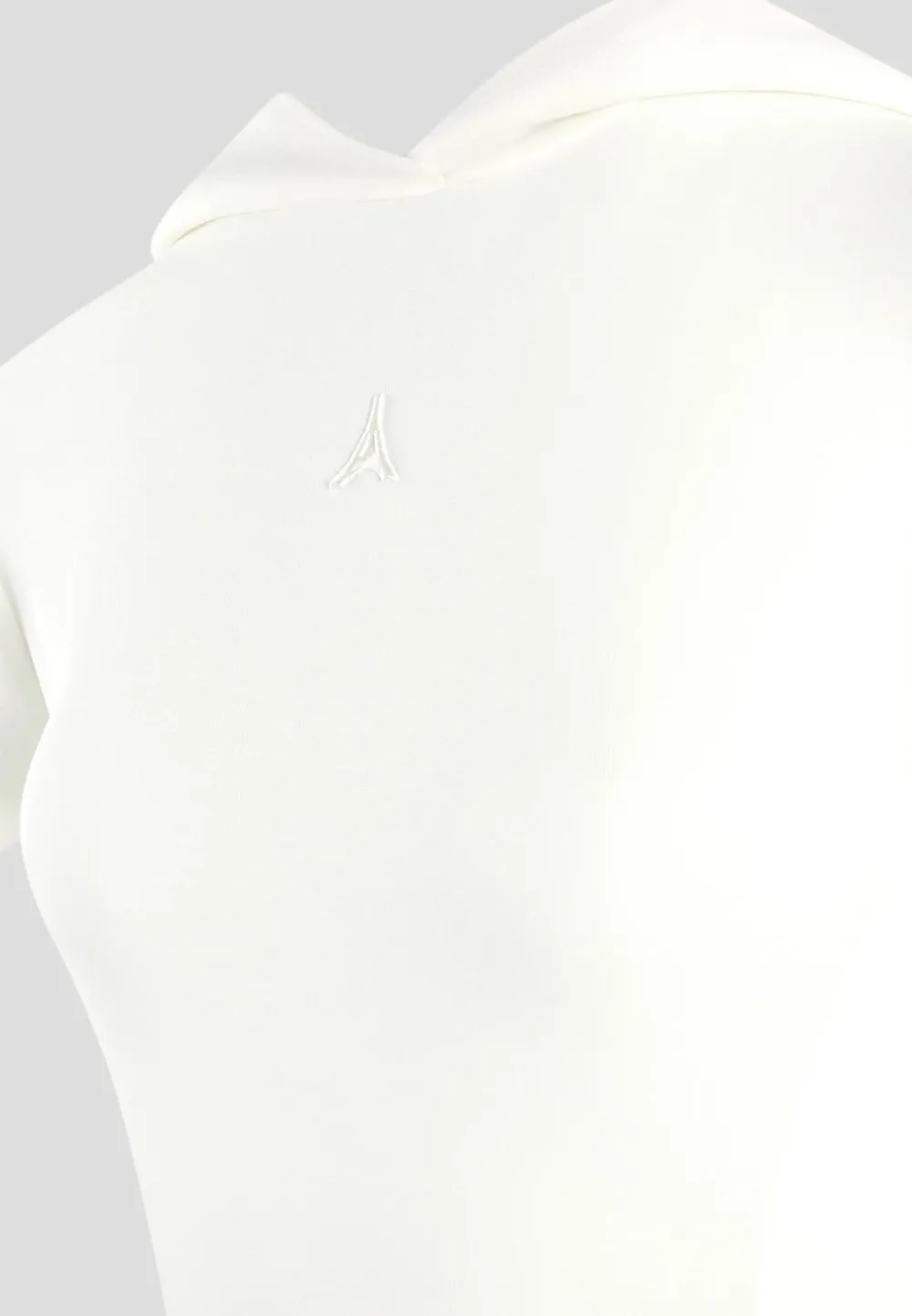 Short Sleeve Bodysuit With Hood