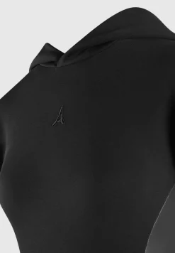 Short Sleeve Bodysuit With Hood