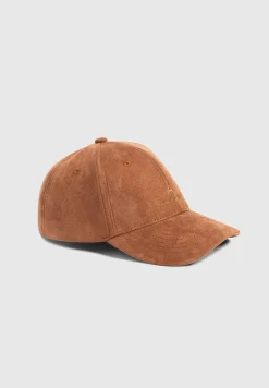 Signature Suede Cap - Tan