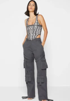 Strap Detail Cargo Pants