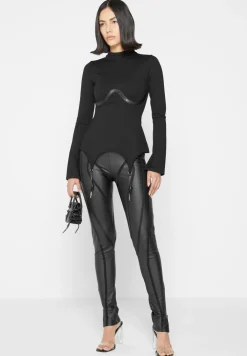 Suspender Detail Top