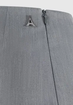 Tailored Asymmetric Mini Skirt