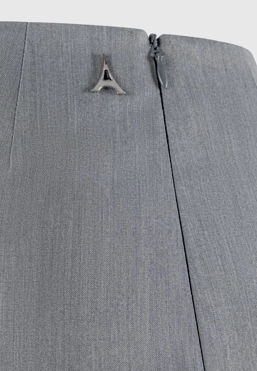 Tailored Asymmetric Mini Skirt