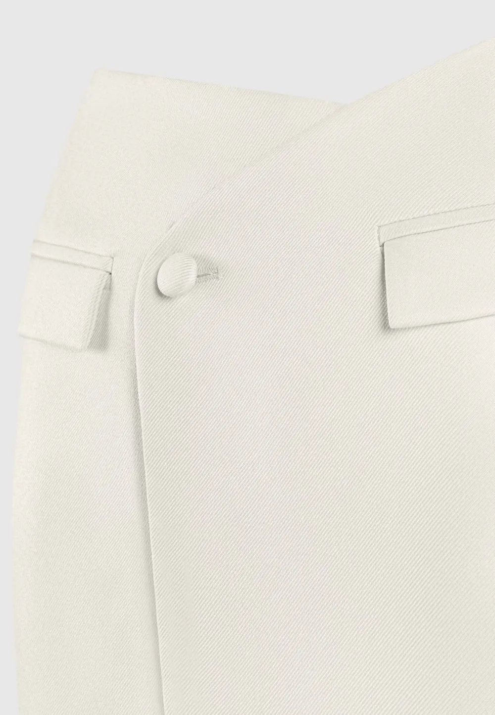 Tailored Asymmetric Mini Skirt