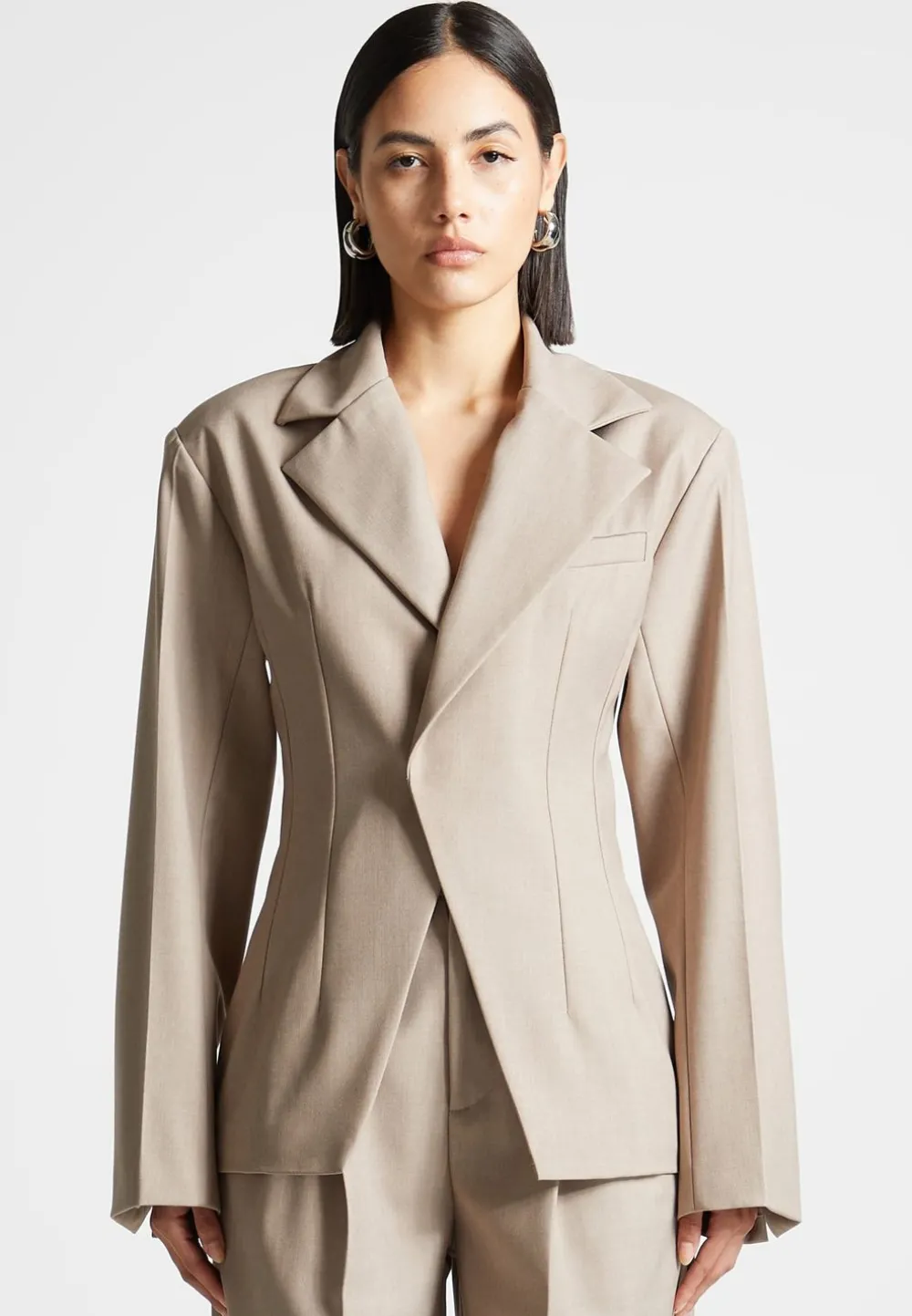 Tailored Double Breasted Blazer