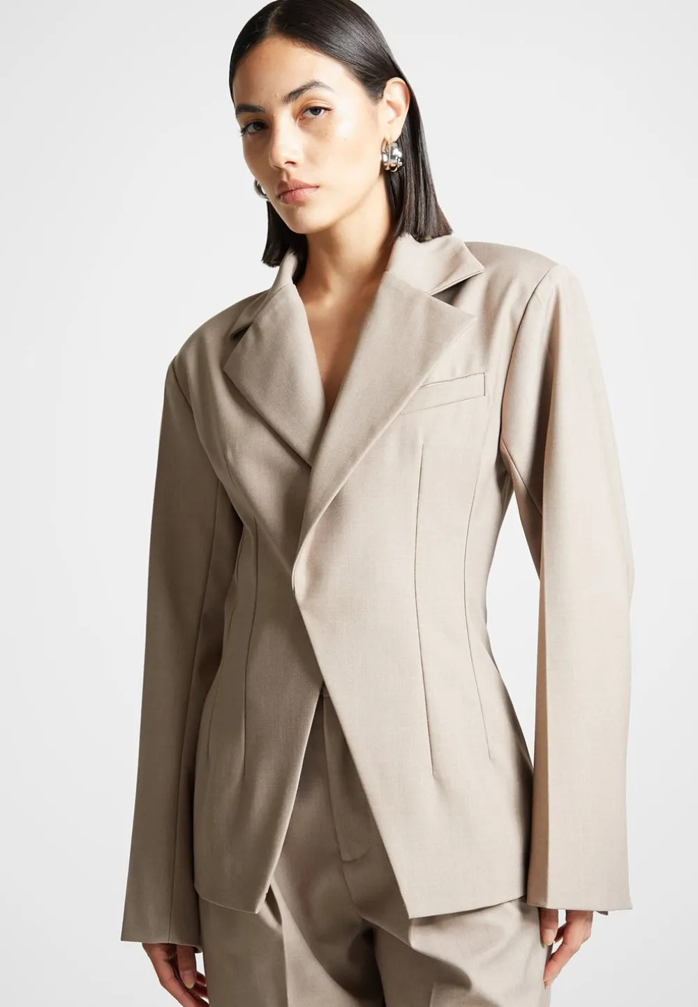 Tailored Double Breasted Blazer