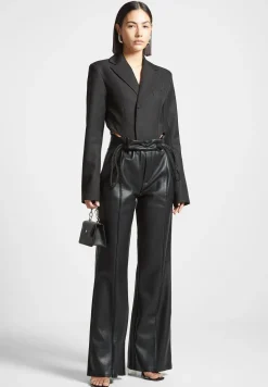 Tailored High Leg Blazer Bodysuit
