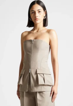 Tailored Longline Bandeau Top
