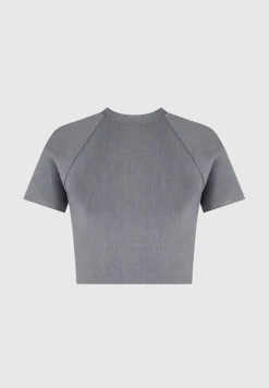 Tailored Mock Neck Top