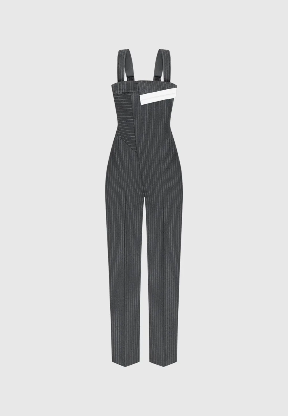 Tailored Pinstripe Jumpsuit