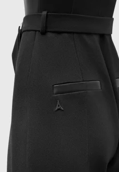 Tailored Pleat Jumpsuit With Belt