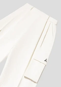 Tailored Pleated Cargo Trousers