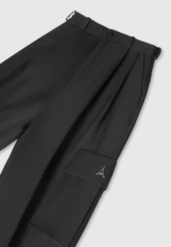 Tailored Pleated Cargo Trousers