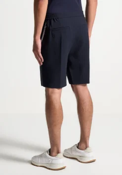 Tailored Shorts With Chain