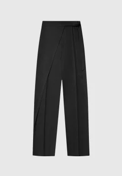 Tailored Wrap Trousers With Tie