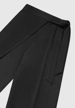 Tailored Wrap Trousers With Tie