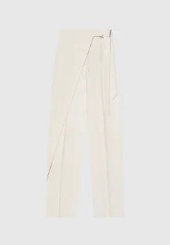 Tailored Wrap Trousers With Tie