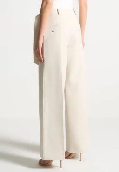 Tailored Wrap Trousers With Tie