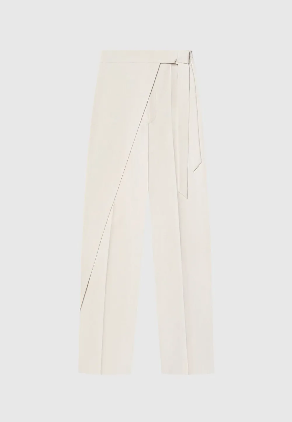 Tailored Wrap Trousers With Tie