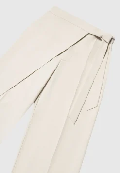 Tailored Wrap Trousers With Tie