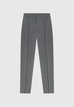Tapered Fit Press Crease Tailored Trousers