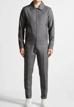 Tapered Fit Press Crease Tailored Trousers