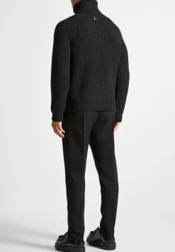 Tapered Fit Press Crease Tailored Trousers