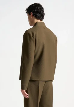 Textured Kimono Wrap Jacket