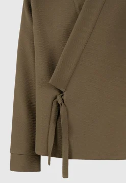 Textured Kimono Wrap Jacket