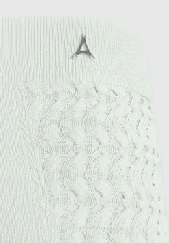 Textured Knitted Mini Skirt