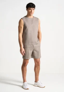 Textured Tailored Shorts