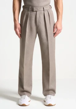 Textured Tailored Trousers
