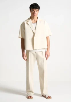 Textured Tailored Trousers