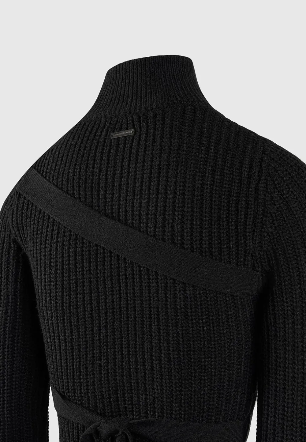 Tie-Up Knitted Cardigan