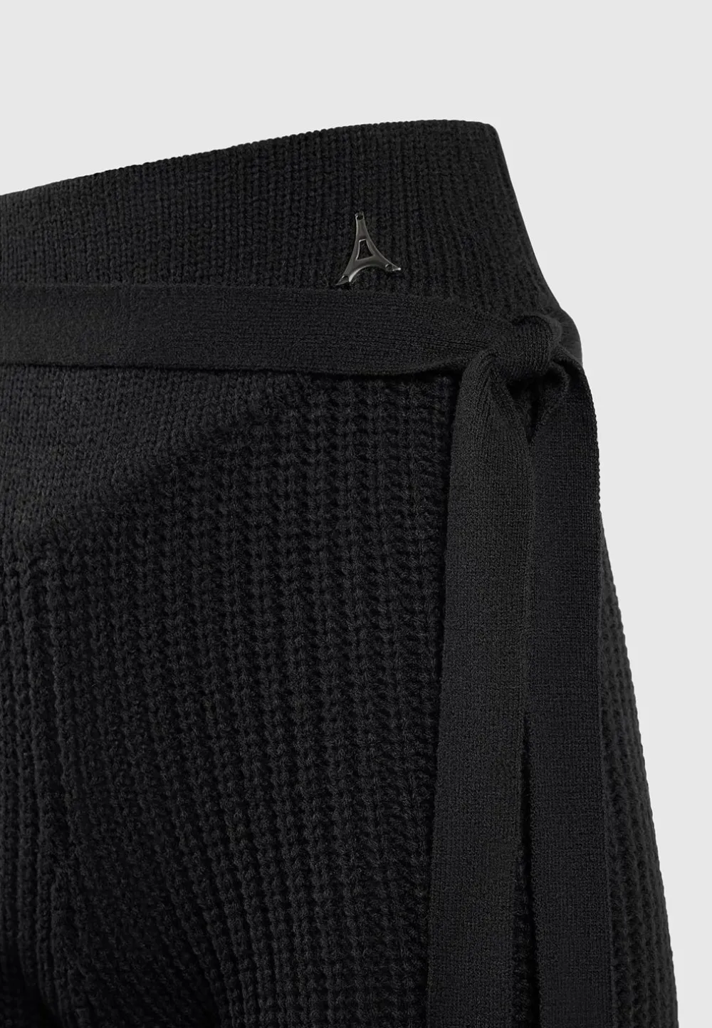 Tie-Up Knitted Cycling Shorts