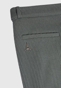 Twill Trousers With Belt