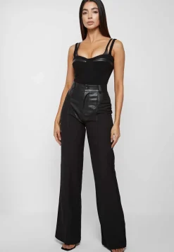 Twin Strap Ribbed Bodysuit