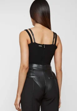 Twin Strap Ribbed Bodysuit