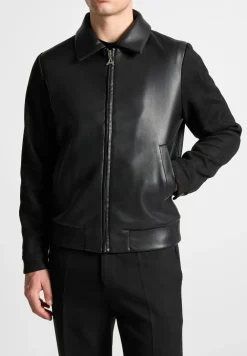Vegan Leather & Suede Jacket