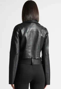 Vegan Leather Biker Jacket