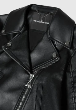 Vegan Leather Biker Jacket