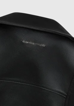 Vegan Leather Biker Jacket