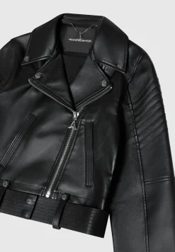 Vegan Leather Biker Jacket