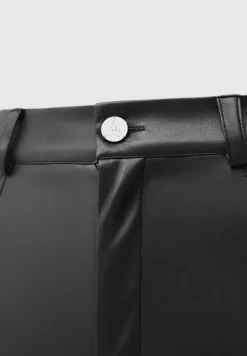 Vegan Leather Biker Trousers