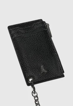 Vegan Leather Cardholder With Chain